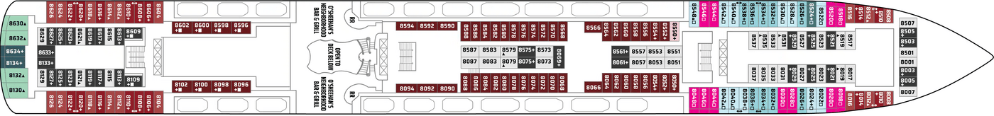Norwegian Cruise Lines, Norwegian Jade Deck 8.png